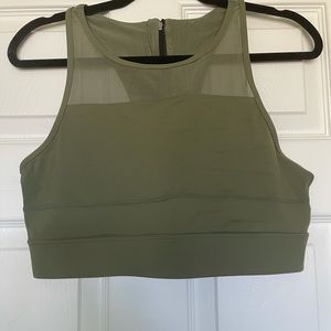 Zyia Olive Green All Star Bra